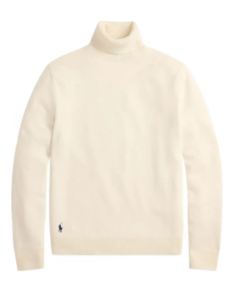 Ralph Lauren Rollkragenpullover mit Stickerei - Nude Nude