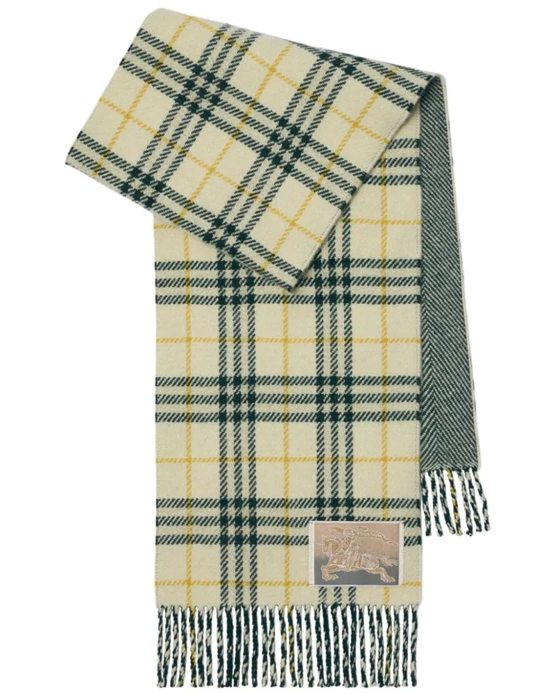 Burberry Wendbarer Schal mit Check - Nude Nude