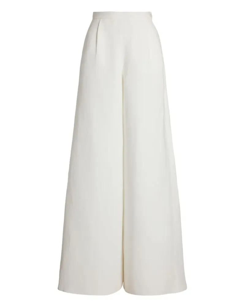 Ralph Lauren Hose mit weitem Bein - Weiß Weiß