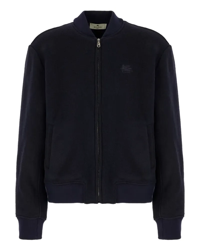 Etro Jacke mit Logo-Stickerei - Blau Blau