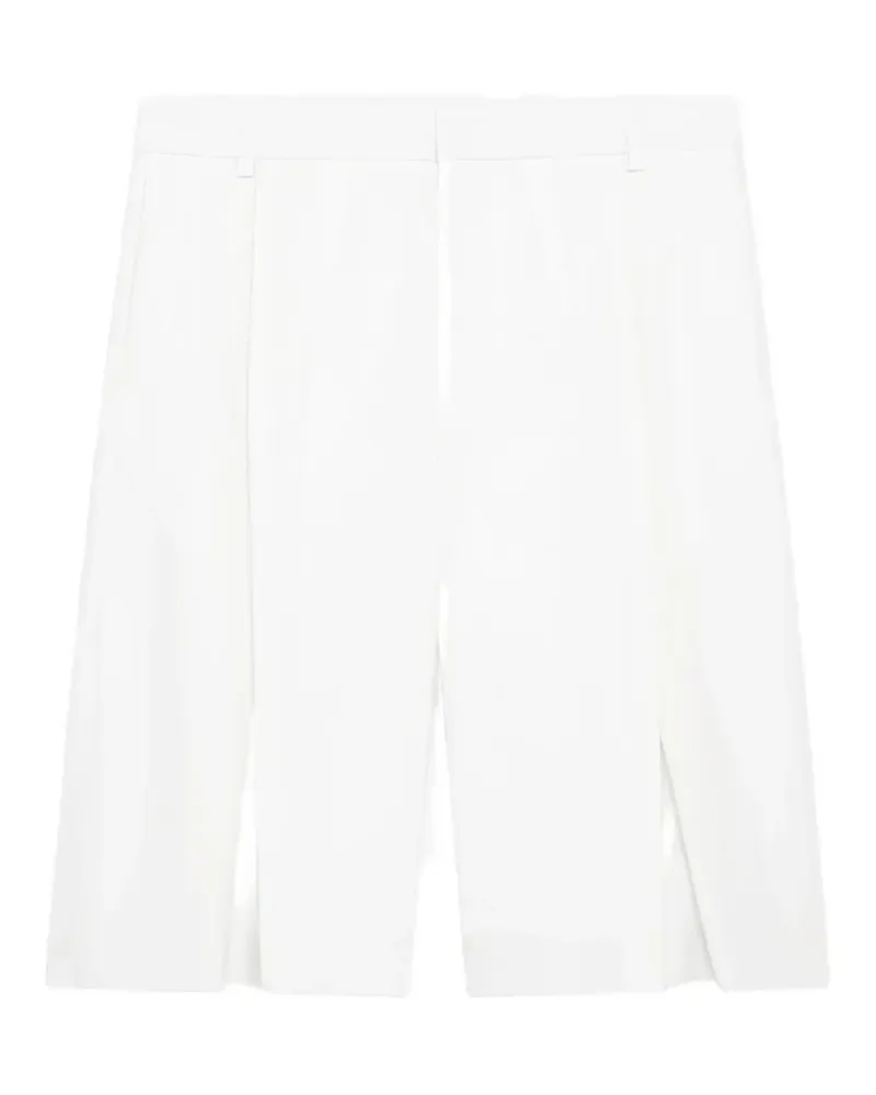 Casablanca Paris Shorts mit Gürtelschlaufen - Weiß Weiß