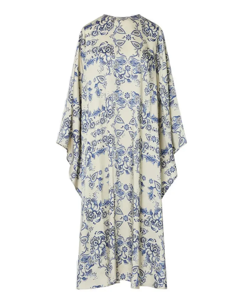 Liu Jo Maxikleid mit Schal-Print - Nude Nude