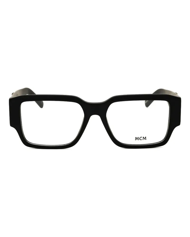 MCM rectangle-frame glasses - Schwarz Schwarz