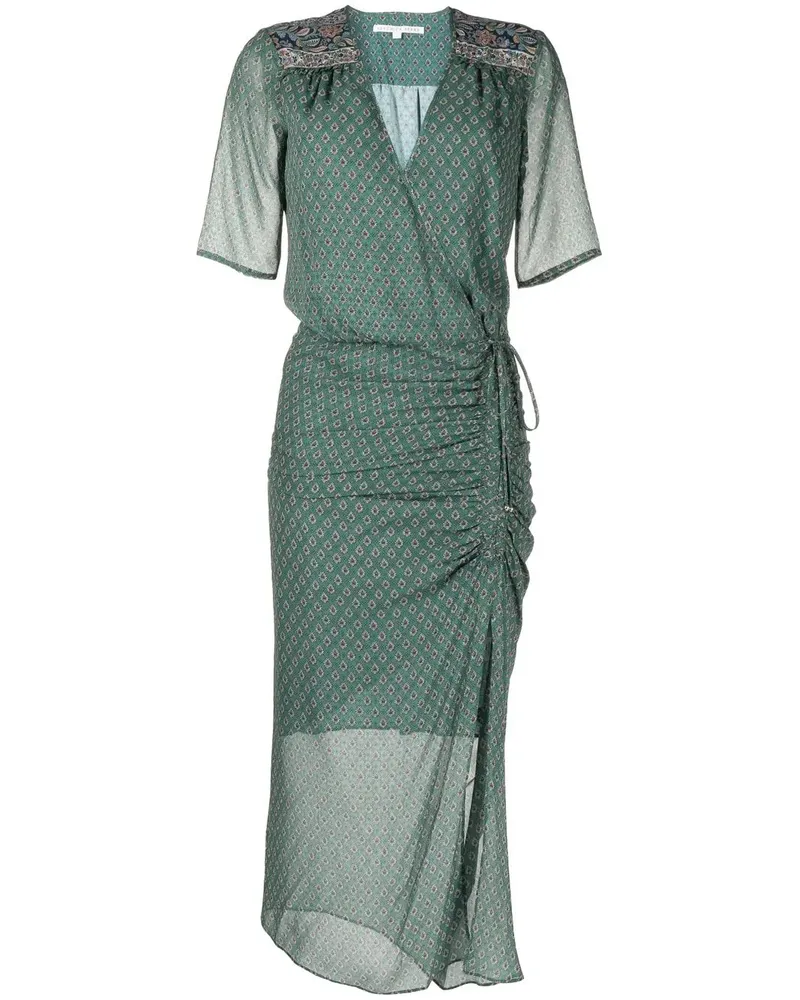 Veronica Beard Gemustertes Maxikleid - Grün Grün