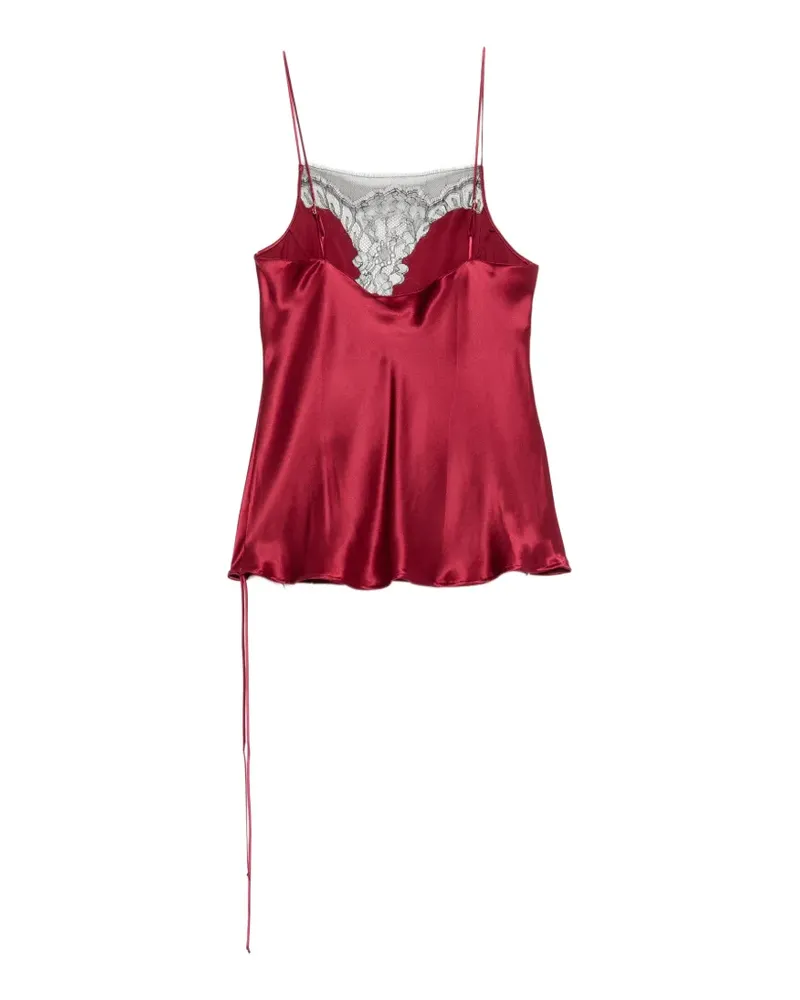 Carine Gilson Camisole-Top aus Seide - Rot Rot