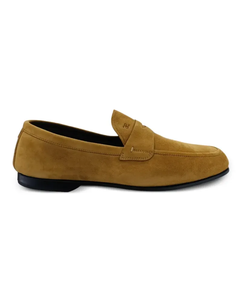Fabi logo-embroidered penny loafers - Braun Braun