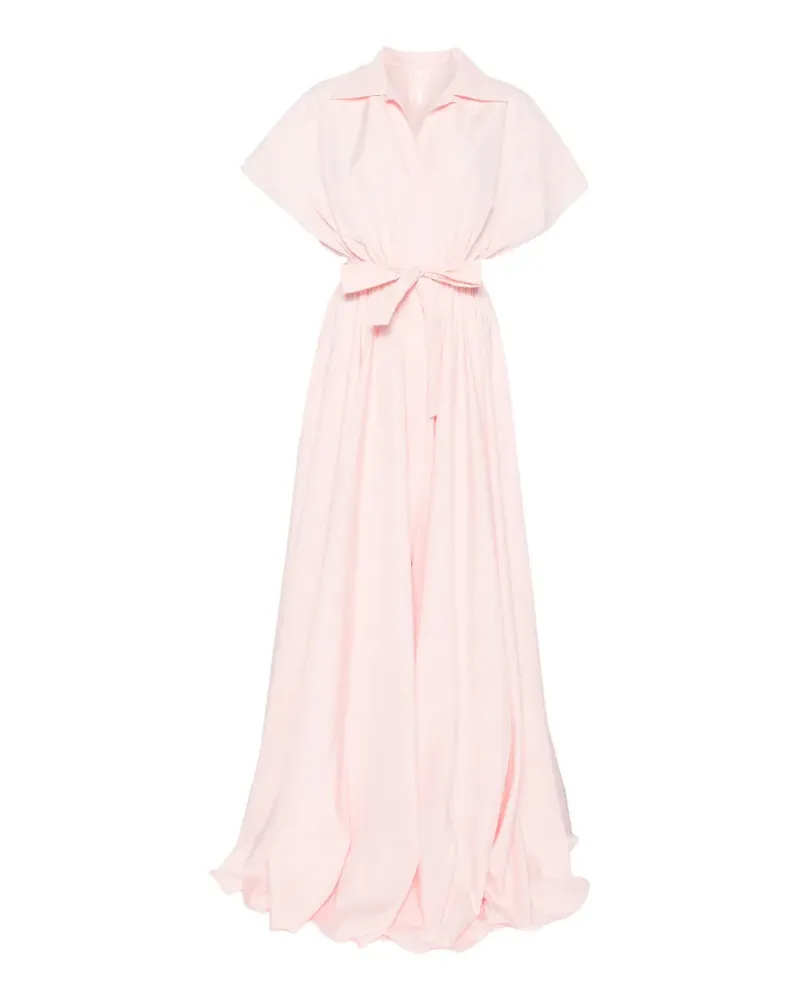 Norma Kamali collared maxi dress - Rosa Rosa