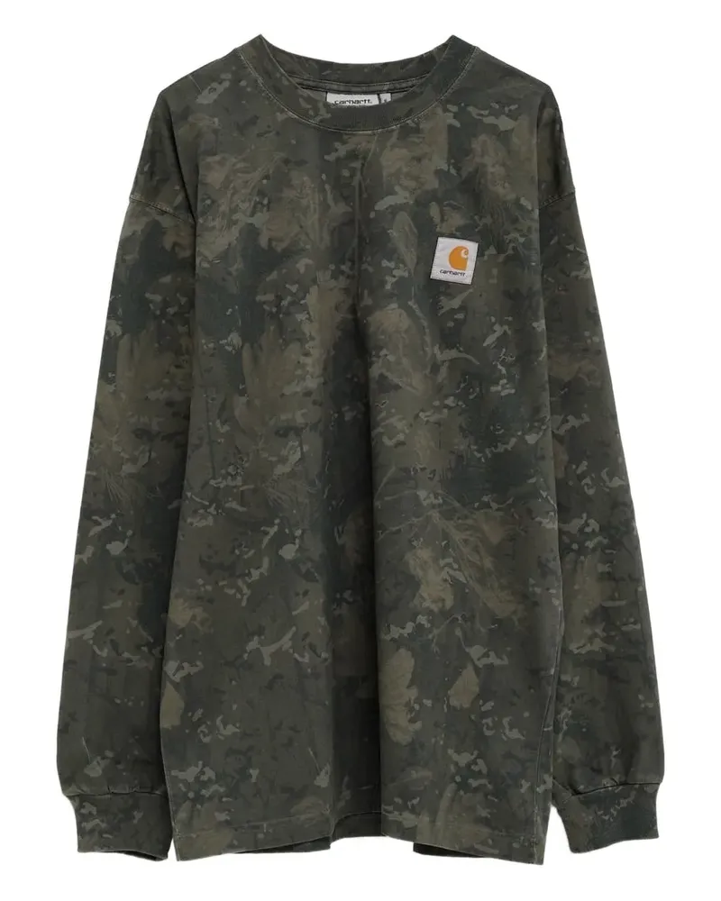 Carhartt WIP Sweatshirt mit Logo-Patch - Grün Grün