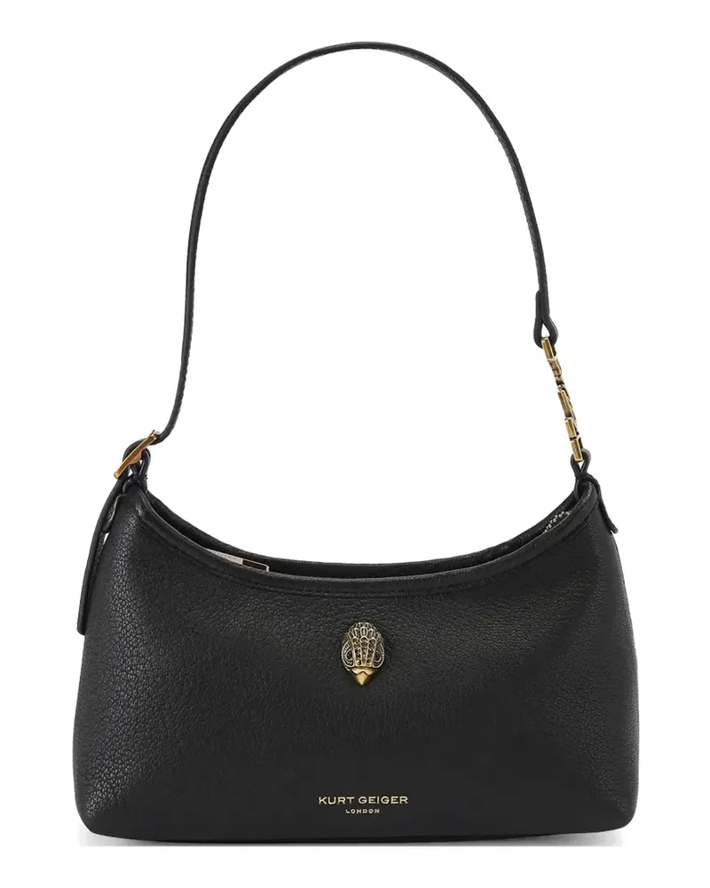 Kurt Geiger Eagle-plaque pebbled tote bag - Schwarz Schwarz