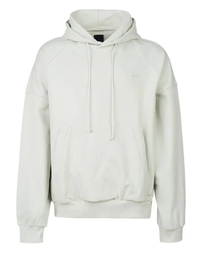 JUUN.J print-detail hoodie - Nude Nude