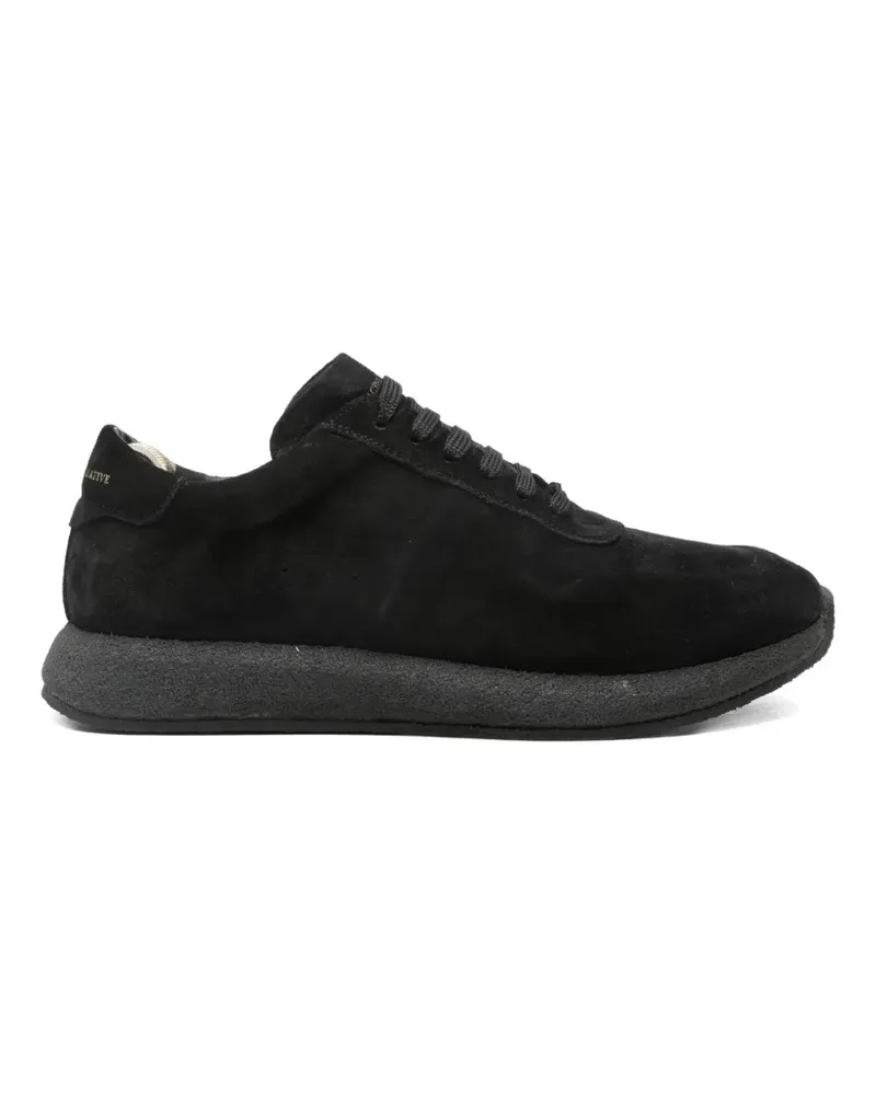 Officine Creative Italia lace-up suede sneakers - Schwarz Schwarz