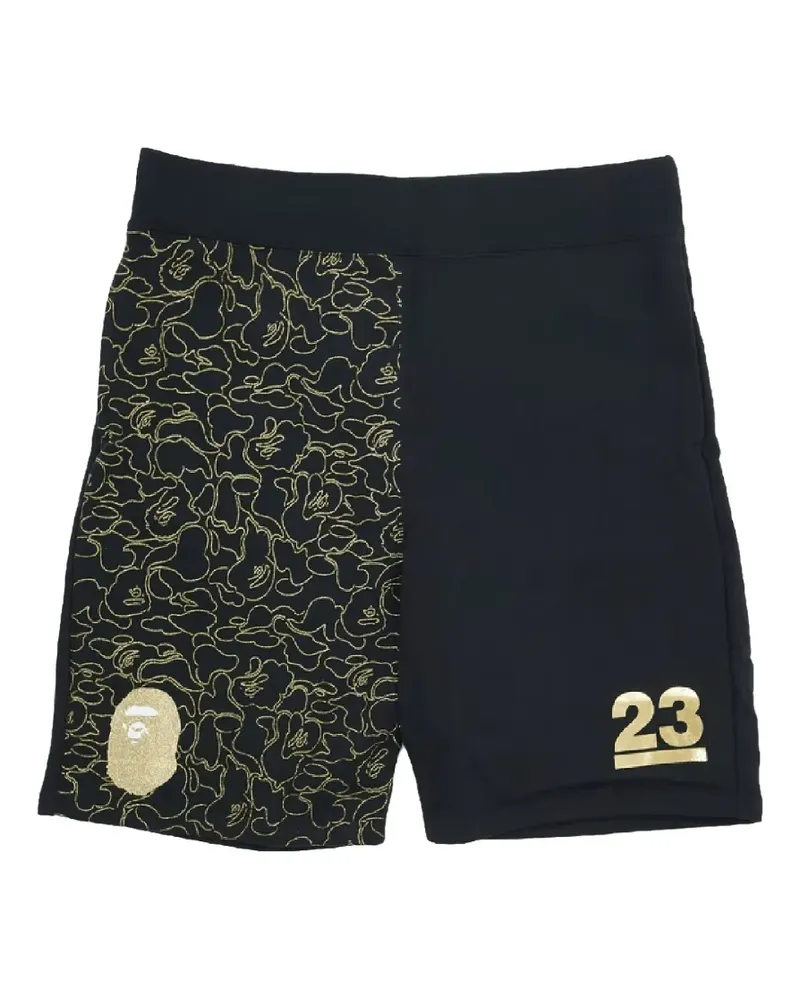 BAPE ABC Camo track horts - Schwarz Schwarz