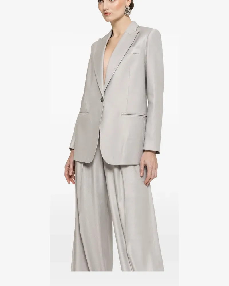 NISSA high-rise palazzo pants - Grau Grau