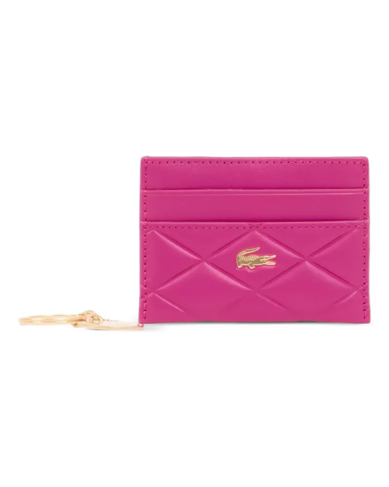 Lacoste Gestepptes Kartenetui - Rosa Rosa