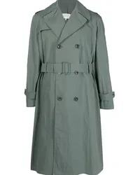 Maison Margiela Klassischer Trenchcoat Grün