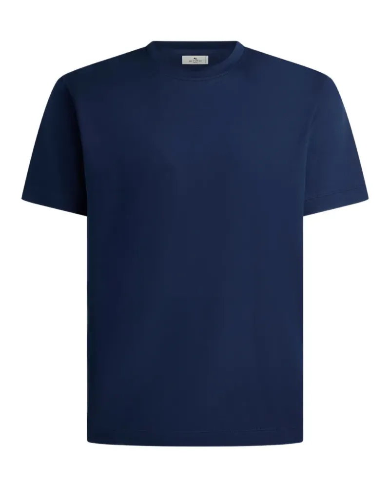 Etro T-Shirt aus Baumwolle - Blau Blau