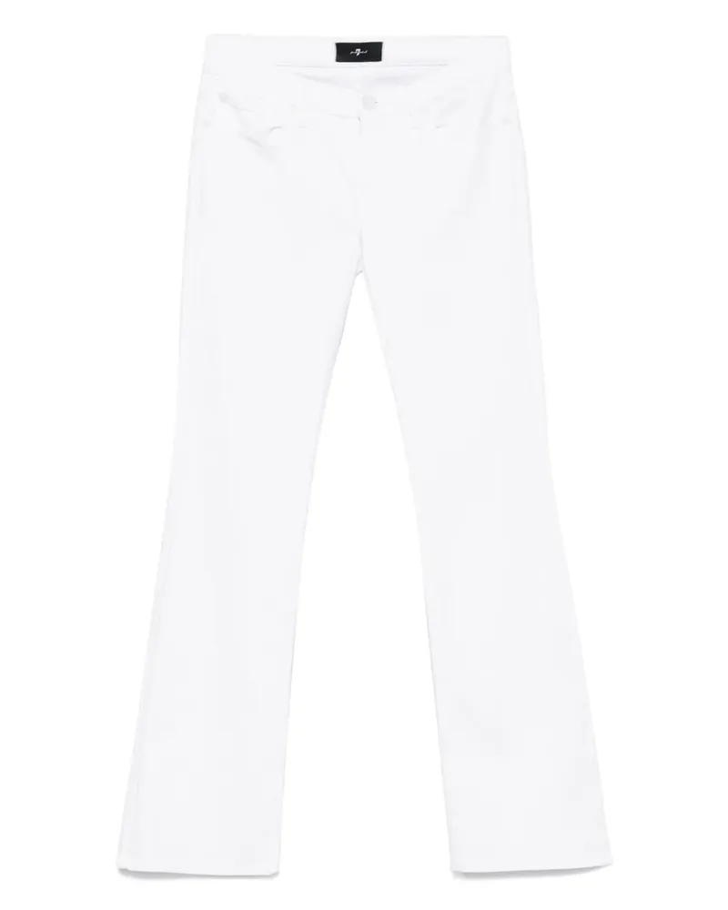 7 for all mankind Bootcut-Jeans - Weiß Weiß