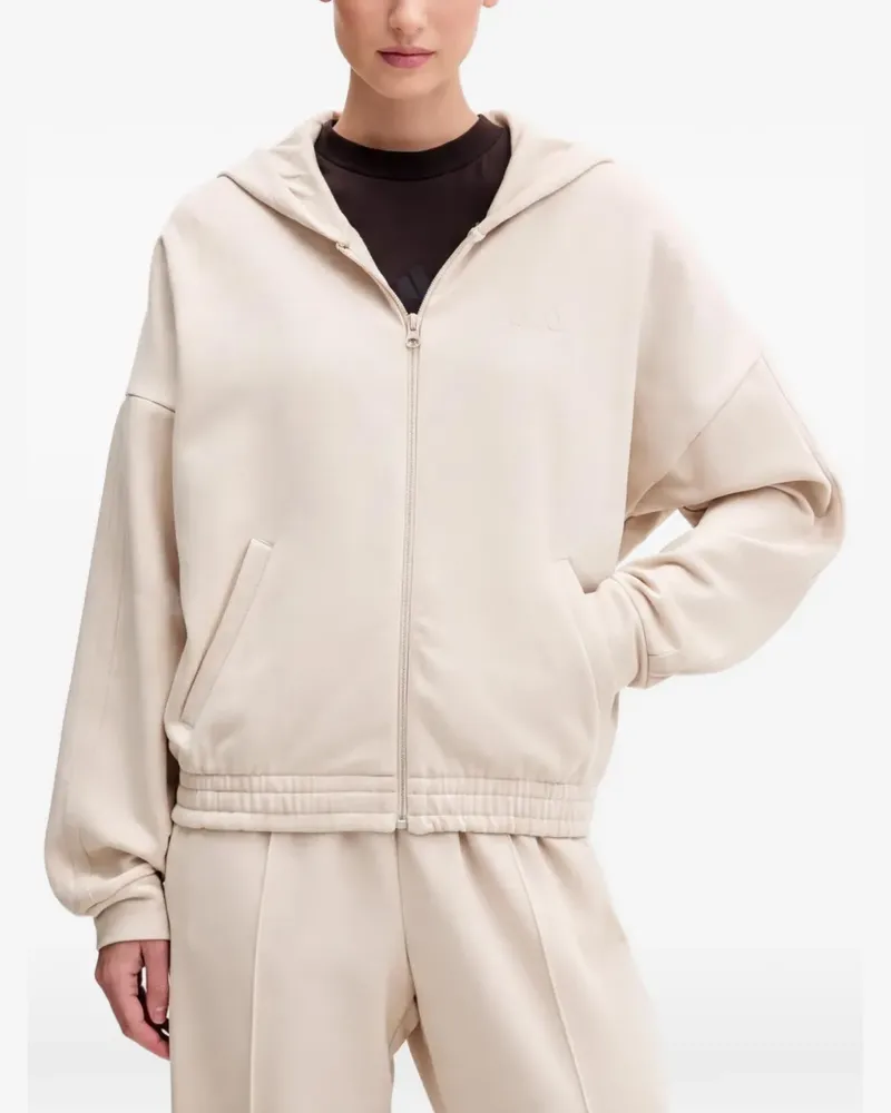 adidas Bestickter Jogginganzug mit Kordelzug - Nude Nude