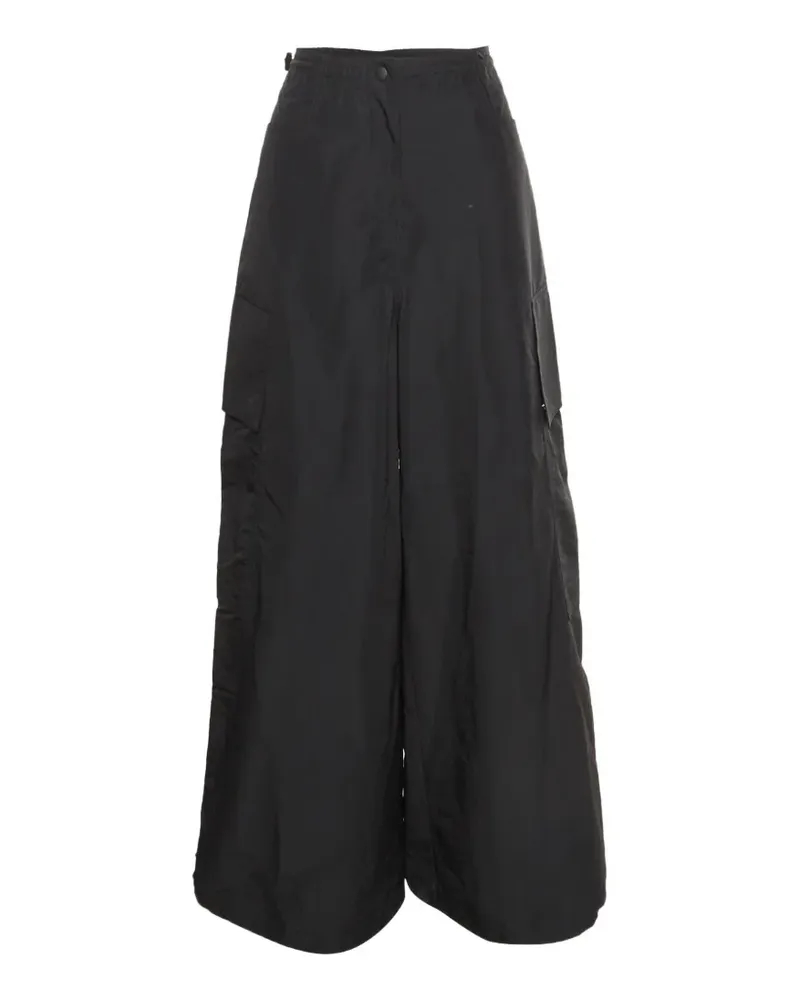 Palm Angels wide-leg cargo pants - Schwarz Schwarz