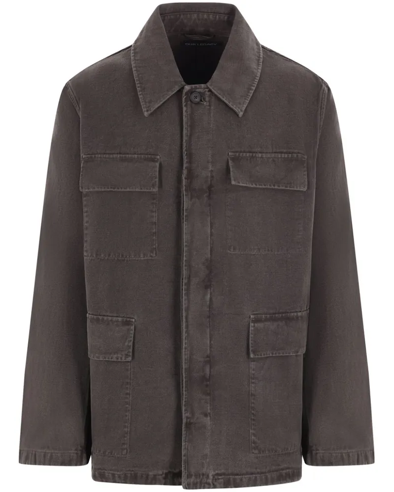 Our Legacy Uniform Jacke - Grau Grau