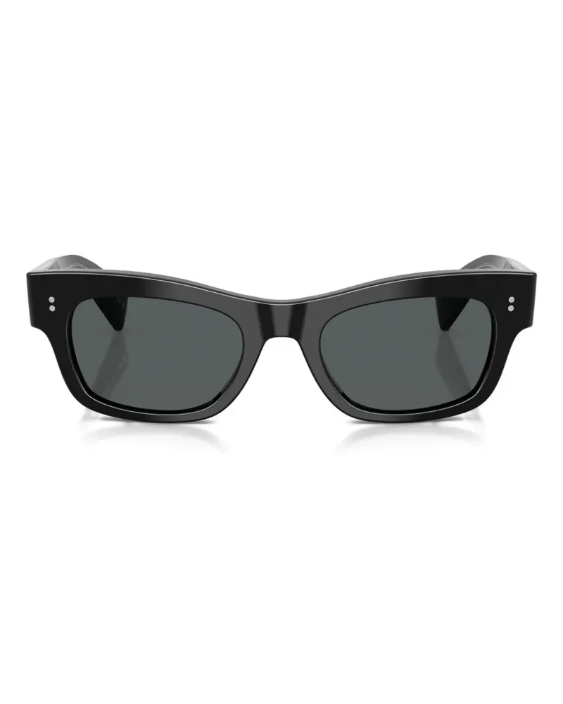 Oliver Peoples rectangle-frame sunglasses - Schwarz Schwarz
