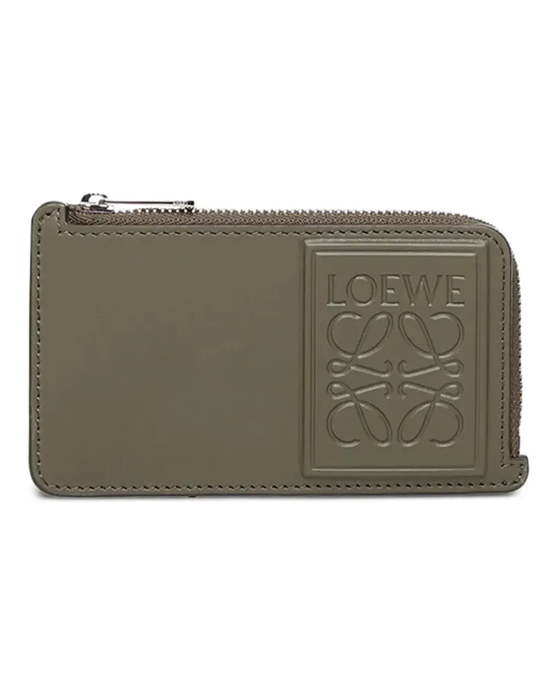 Loewe Kartenetui aus Kalbsleder - Grün Grün