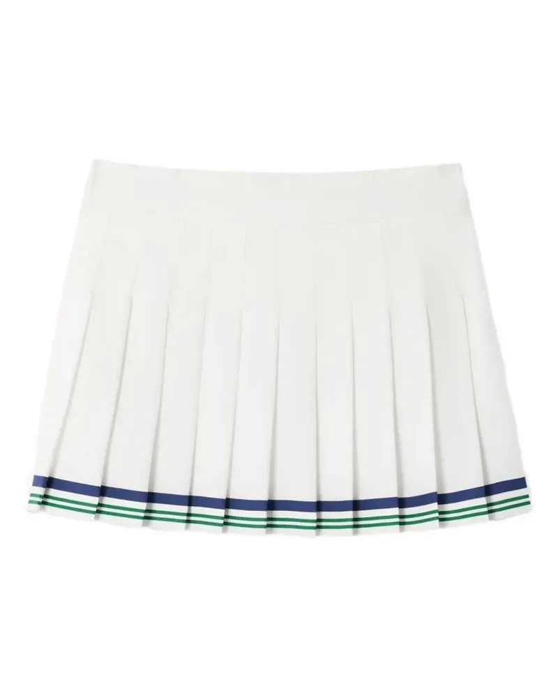 Casablanca Paris Laurel pleated mini skirt - Weiß Weiß
