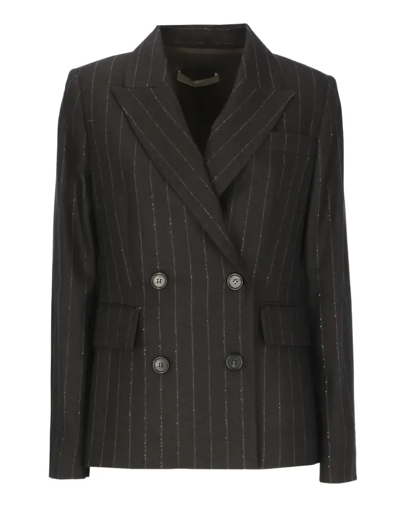 D.EXTERIOR double-breasted pinstripe-pattern jacket - Braun Braun