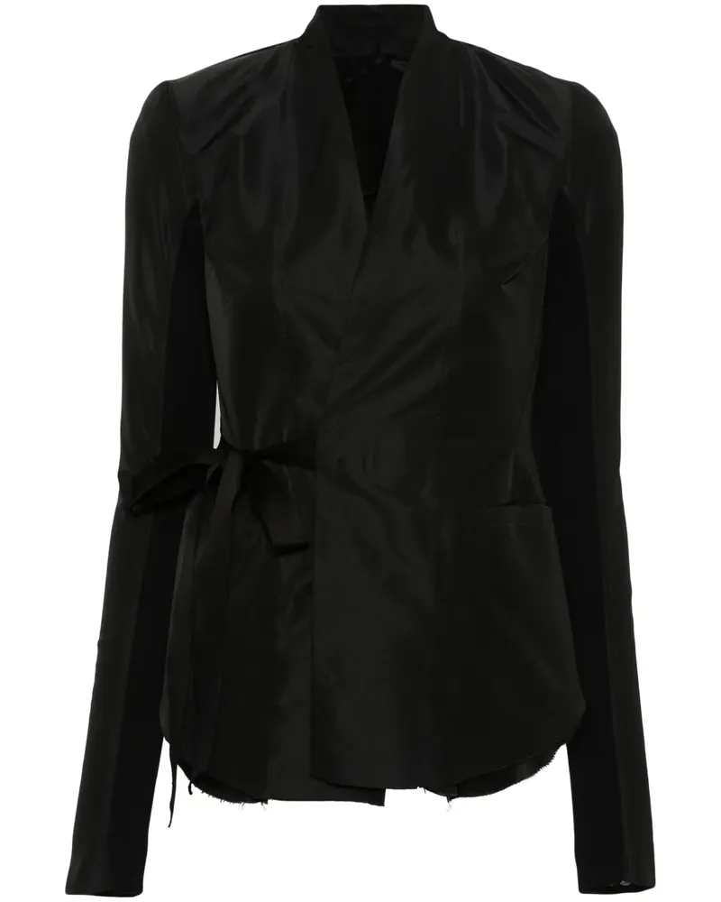 Rick Owens Blazer im Layering-Look - Schwarz Schwarz
