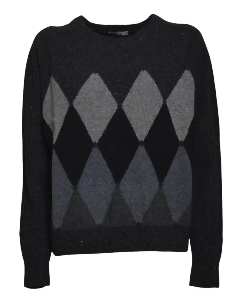 Ballantyne Pullover mit Argyle-Intarsie - Grau Grau