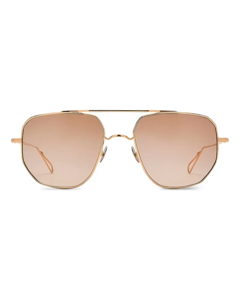 AHLEM x Campbell Addy 19 square-frame sunglasses - Gold Gold