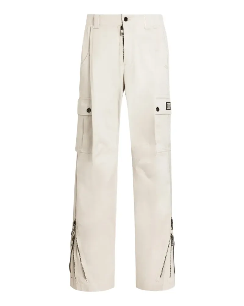 Dolce & Gabbana gabardine trousers - Nude Nude