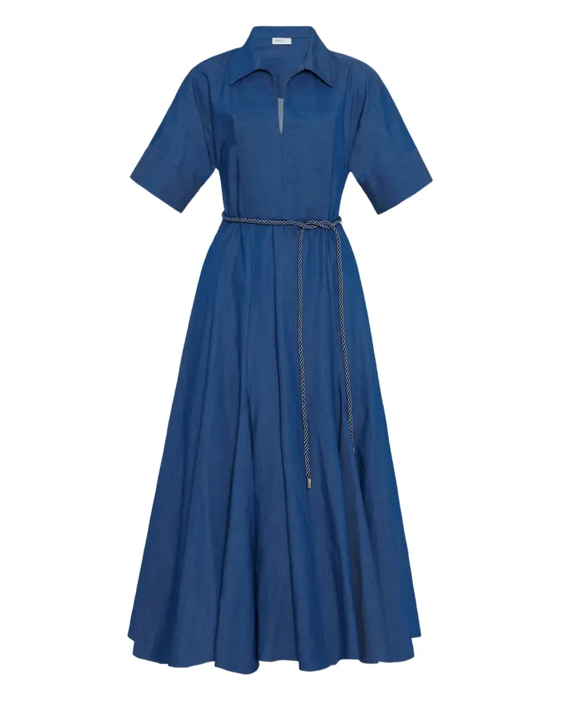 Rosetta Getty Hemdkleid mit Gürtel - Blau Blau