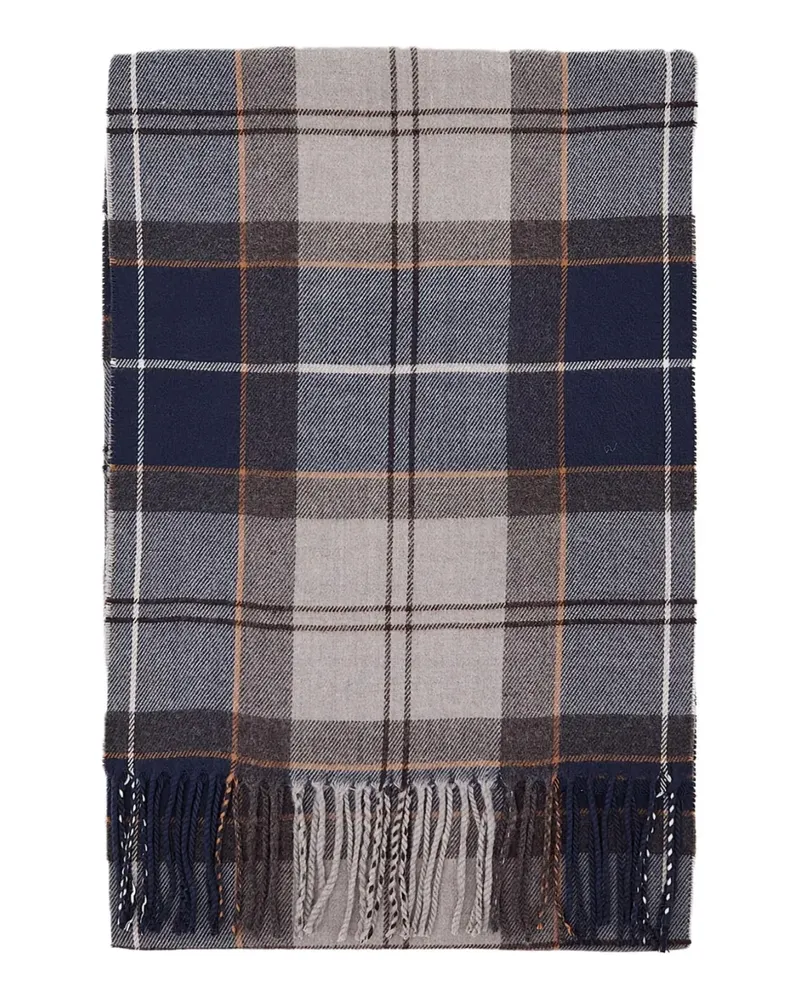 Barbour Schal mit Schottenkaro - Blau Blau
