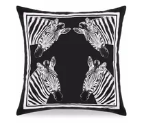 Kleines Kissen mit Zebra-Print