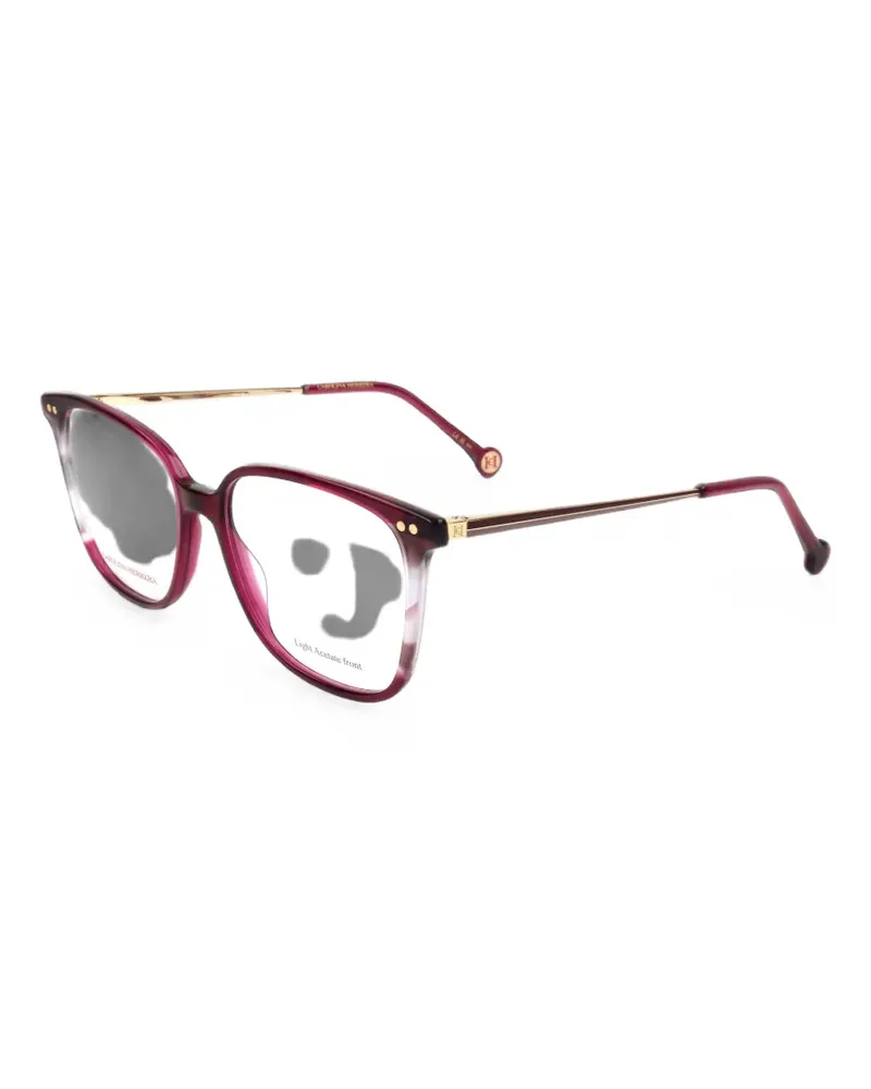 Carolina Herrera New York tortoiseshell-effect square-frame glasses - Violett Violett
