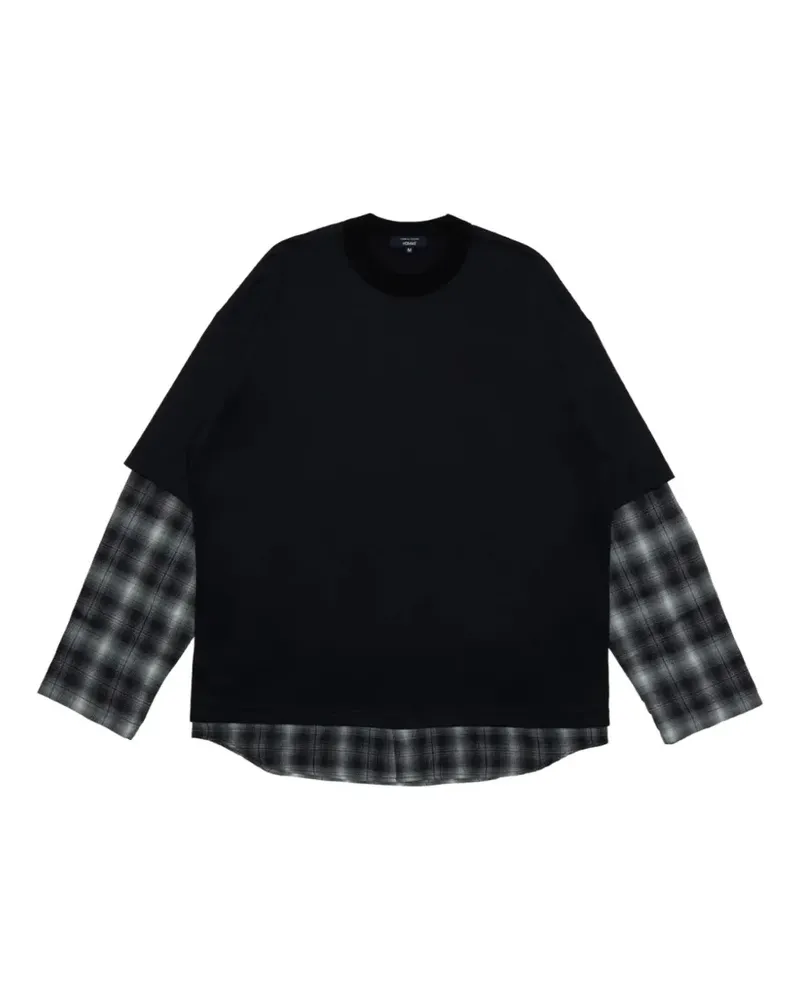 Comme des Garçons Pullover im Layering-Look - Schwarz Schwarz