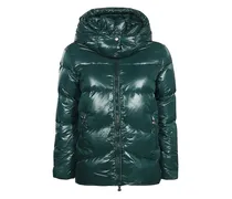 Daunenjacke mit Kapuze - Grün