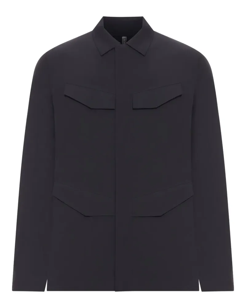Arc'teryx Jacke aus Nylon mit Klappentasche - Schwarz Schwarz