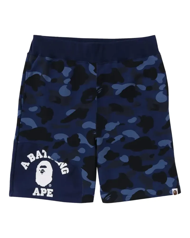 BAPE Camo Cutting Shorts - Blau Blau