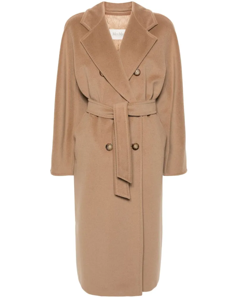 Max Mara Madame Mantel mit Gürtel - Nude Nude