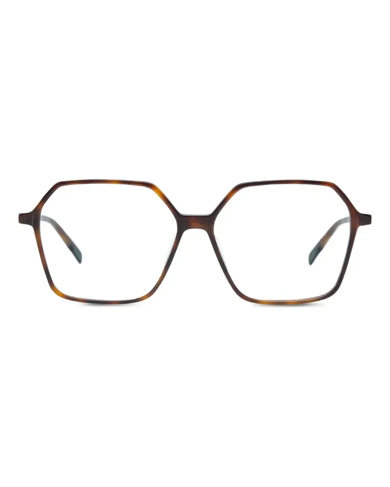 GIGI STUDIOS Lyne geometric glasses - Braun Braun