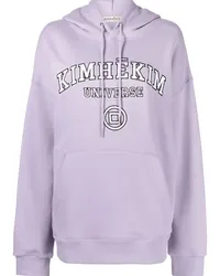 KIMHEKIM Hoodie mit Logo-Stickerei Violett