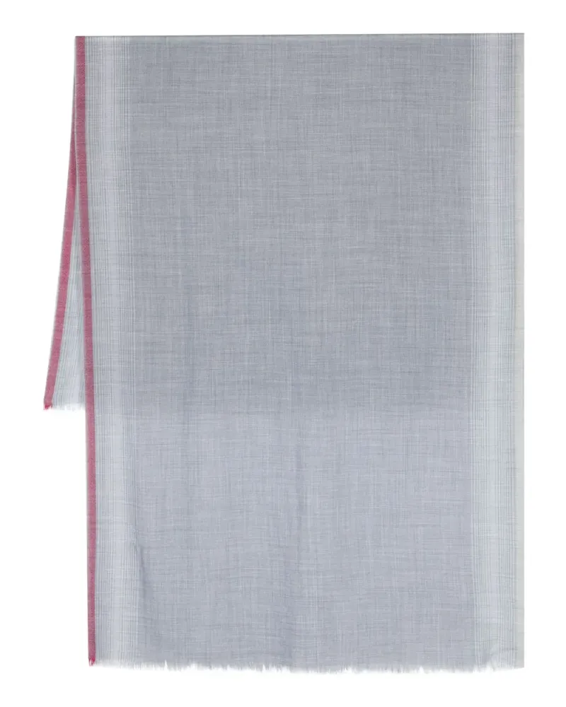 Brunello Cucinelli Ausgefranster Schal - Grau Grau