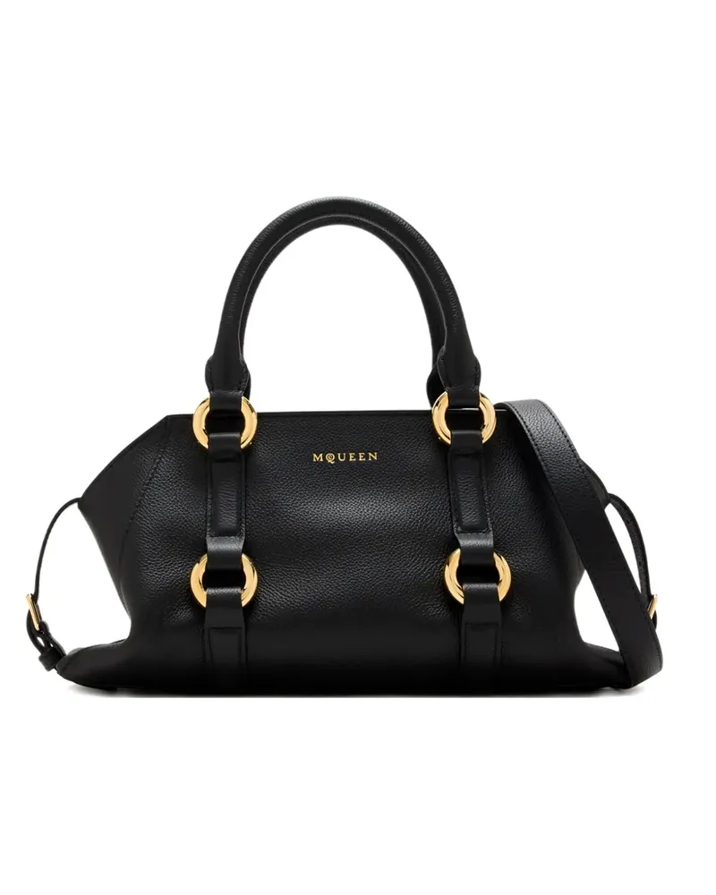 Alexander McQueen Kleine Farringdon Tote Bag - Schwarz Schwarz