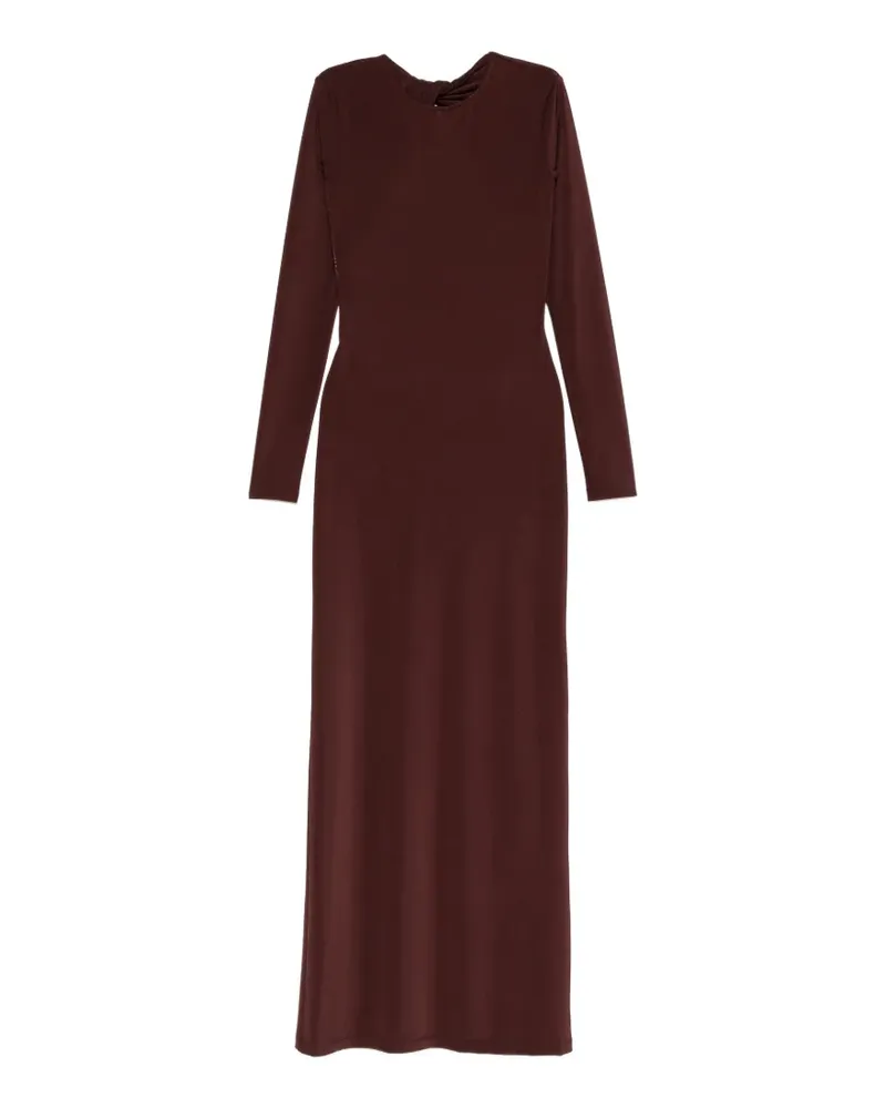 Raquel Diniz Maxikleid mit offenem Rücken - Violett Violett