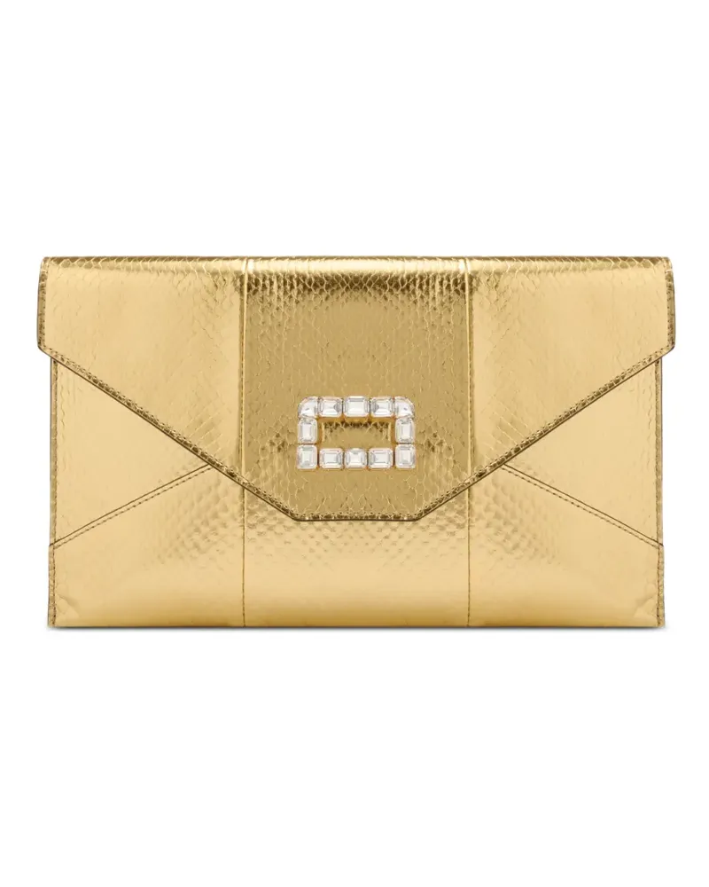 Lancel Clutch mit Kuvertform - Gold Gold