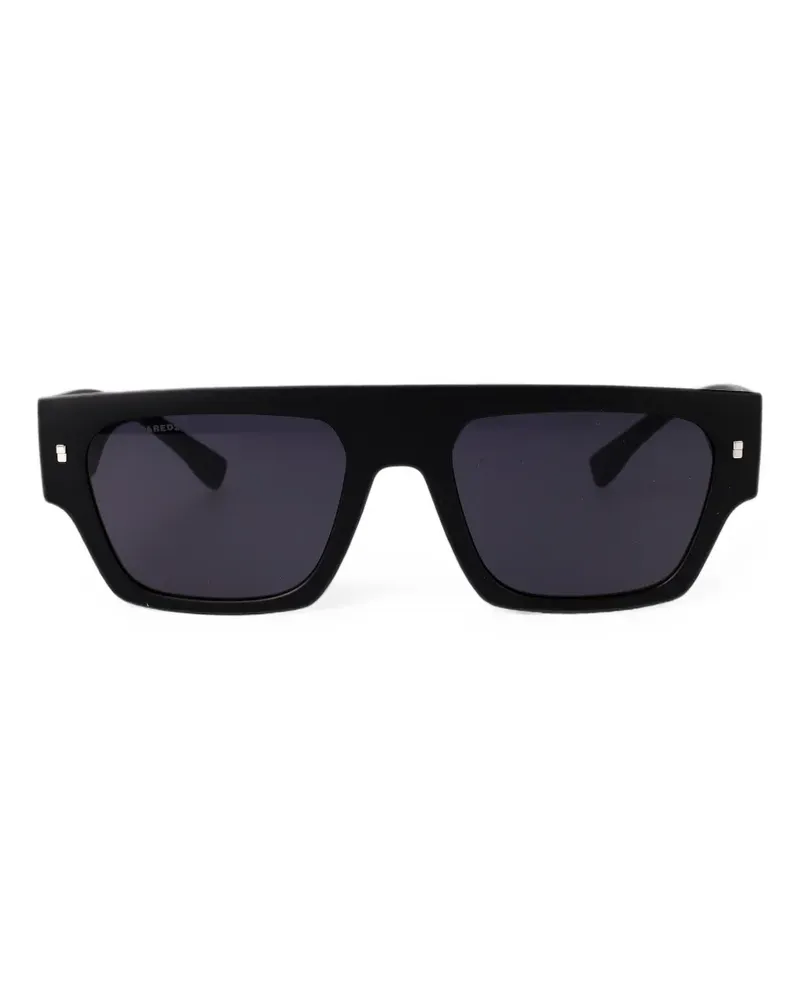 Dsquared2 Icon rectangle-frame sunglasses - Schwarz Schwarz