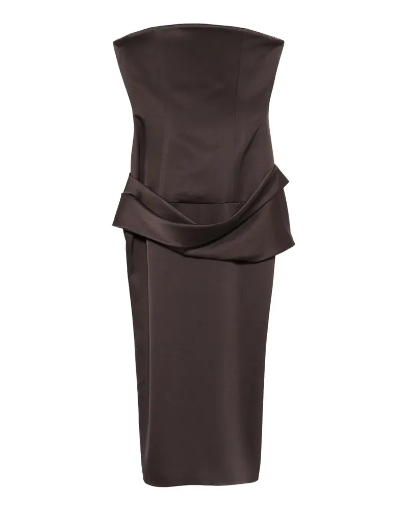 Alex Perry strapless draped dress - Braun Braun
