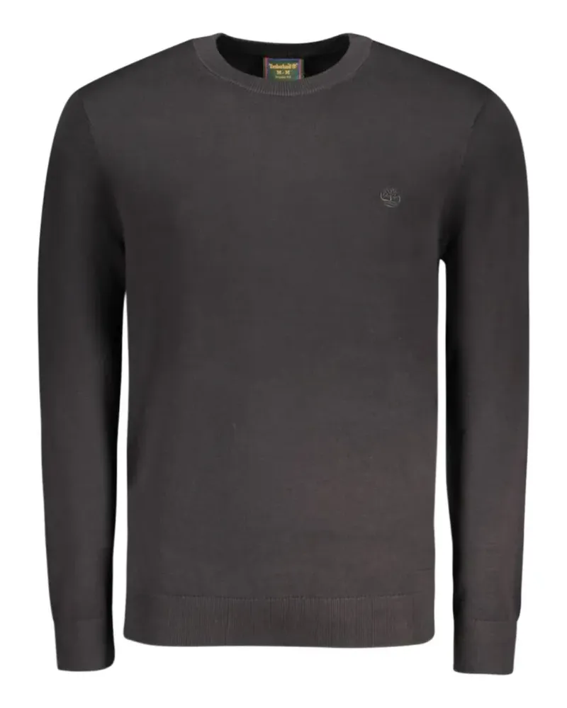 Timberland logo-embroidered crew-neck sweater - Schwarz Schwarz